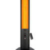 The THOR S70 patio heater, a premium free-standing and portable outdoor heating unit. Featuring a sleek, modern aluminium design and advanced infrared technology, this model ensures efficient heating with minimal environmental impact. Weighing just 8kg, it’s designed for easy mobility and durability in any outdoor setting.
