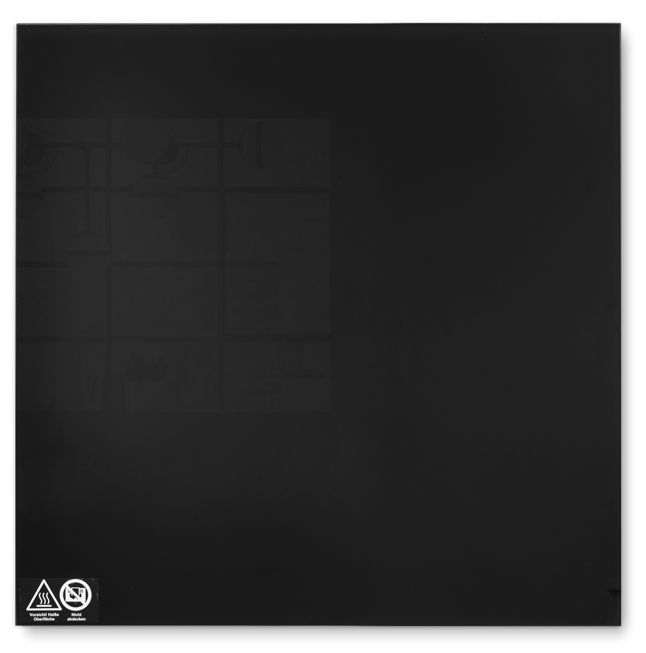 OPRANIC P7 Glass Infrared Panel Heater 450W – 900W in White or Black