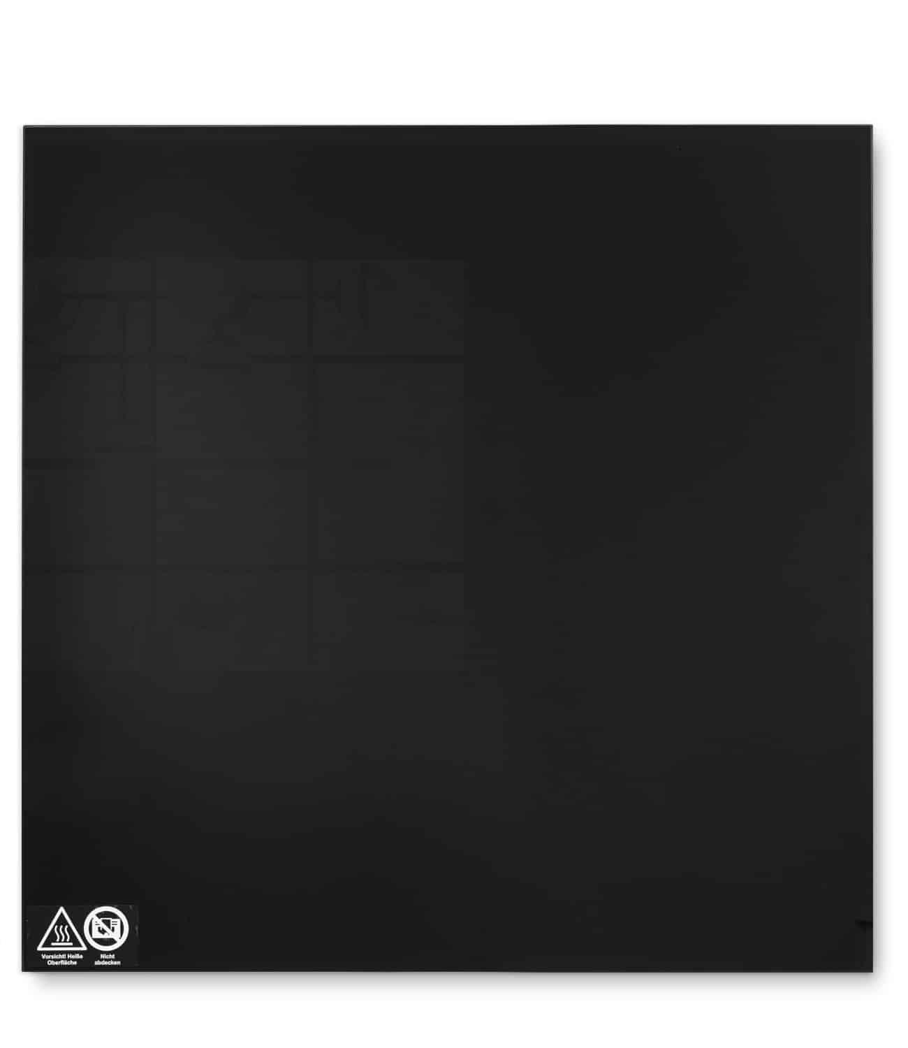 OPRANIC P7, Glass Infrared Panel Heater 450W, Black