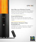 Opranic Thor S70 LCD-display en aan/uit-knop