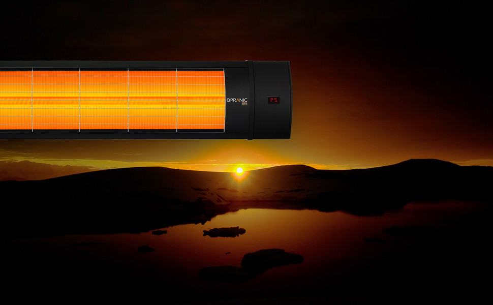 Comparison of water absorption with Halogen IR-A and Opranic IR-B showing Opranic peak at 2.4 µm