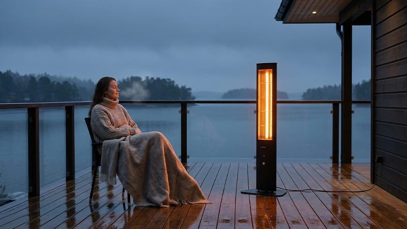 Illustratie: hoe infraroodstraling het lichaam direct verwarmt