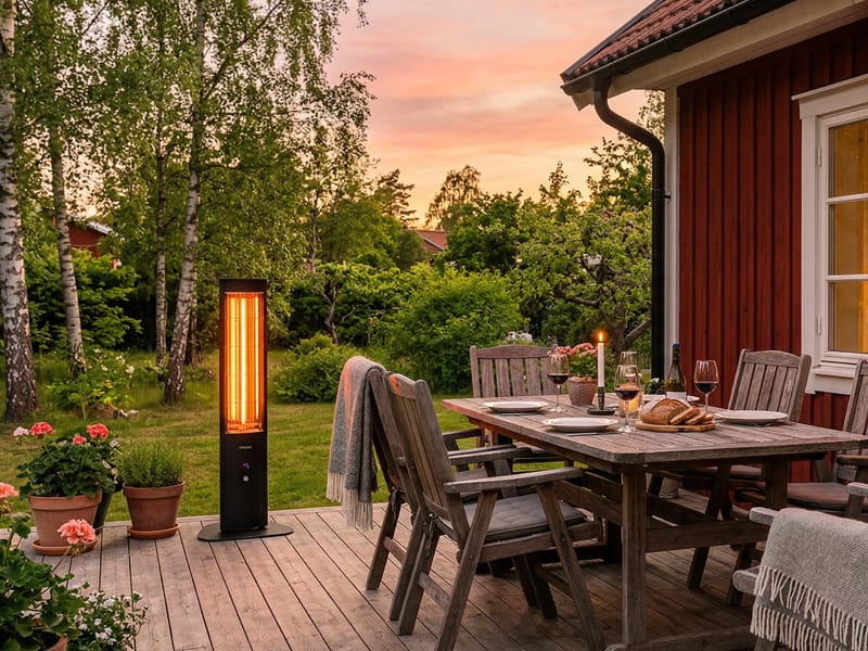 Opranic THOR S70 draagbare infraroodverwarmer - 2300W, IP65, voor terras en balkon