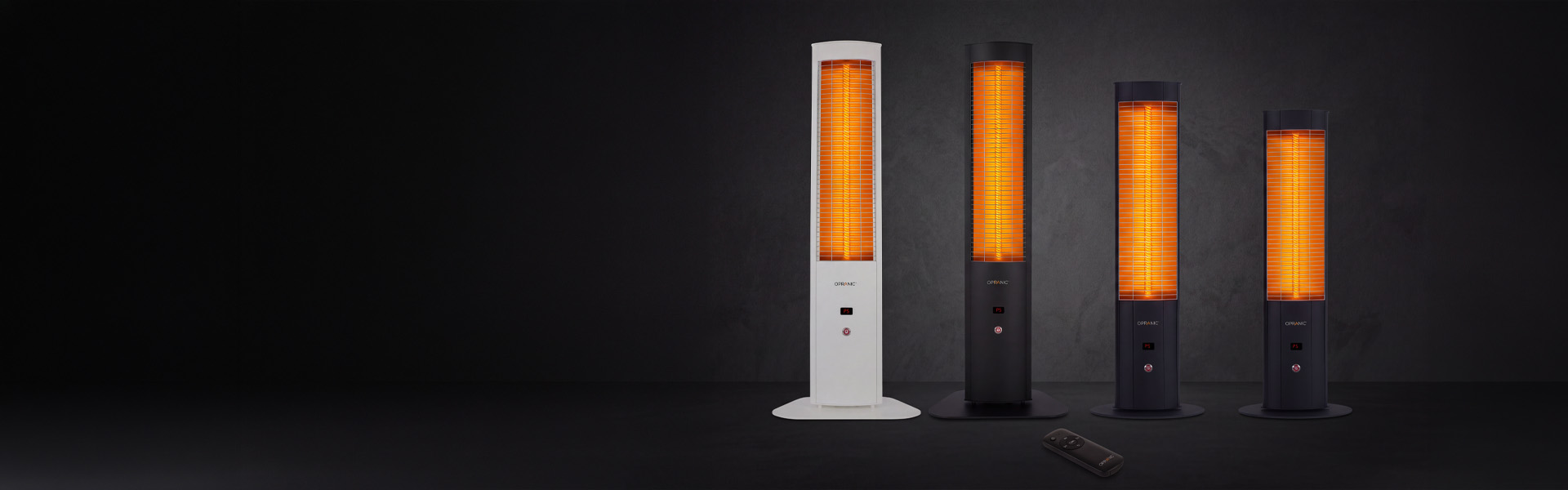 Opranic S50R and S70R freestanding infrared patio heaters