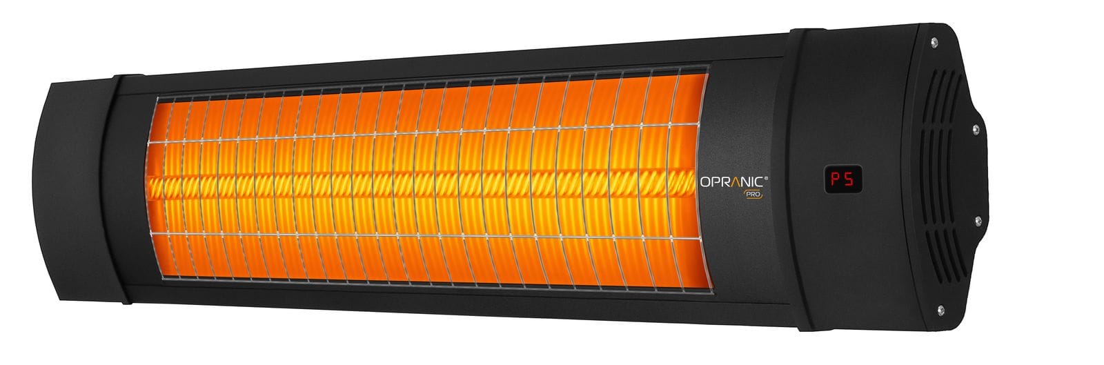 Calefactor infrarrojo Opranic Pro V70R, vista lateral